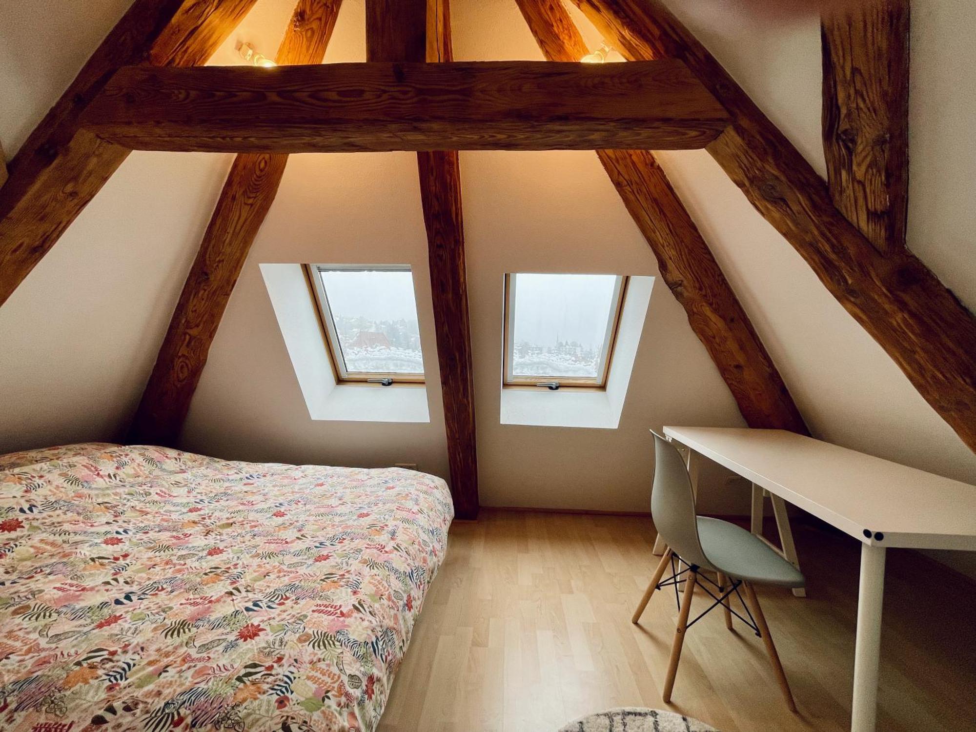 Duplex + Parking Gratuit Facile Apartment Sainte-Suzanne  Luaran gambar