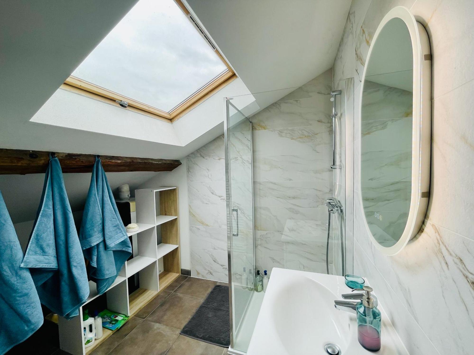 Duplex + Parking Gratuit Facile Apartment Sainte-Suzanne  Luaran gambar