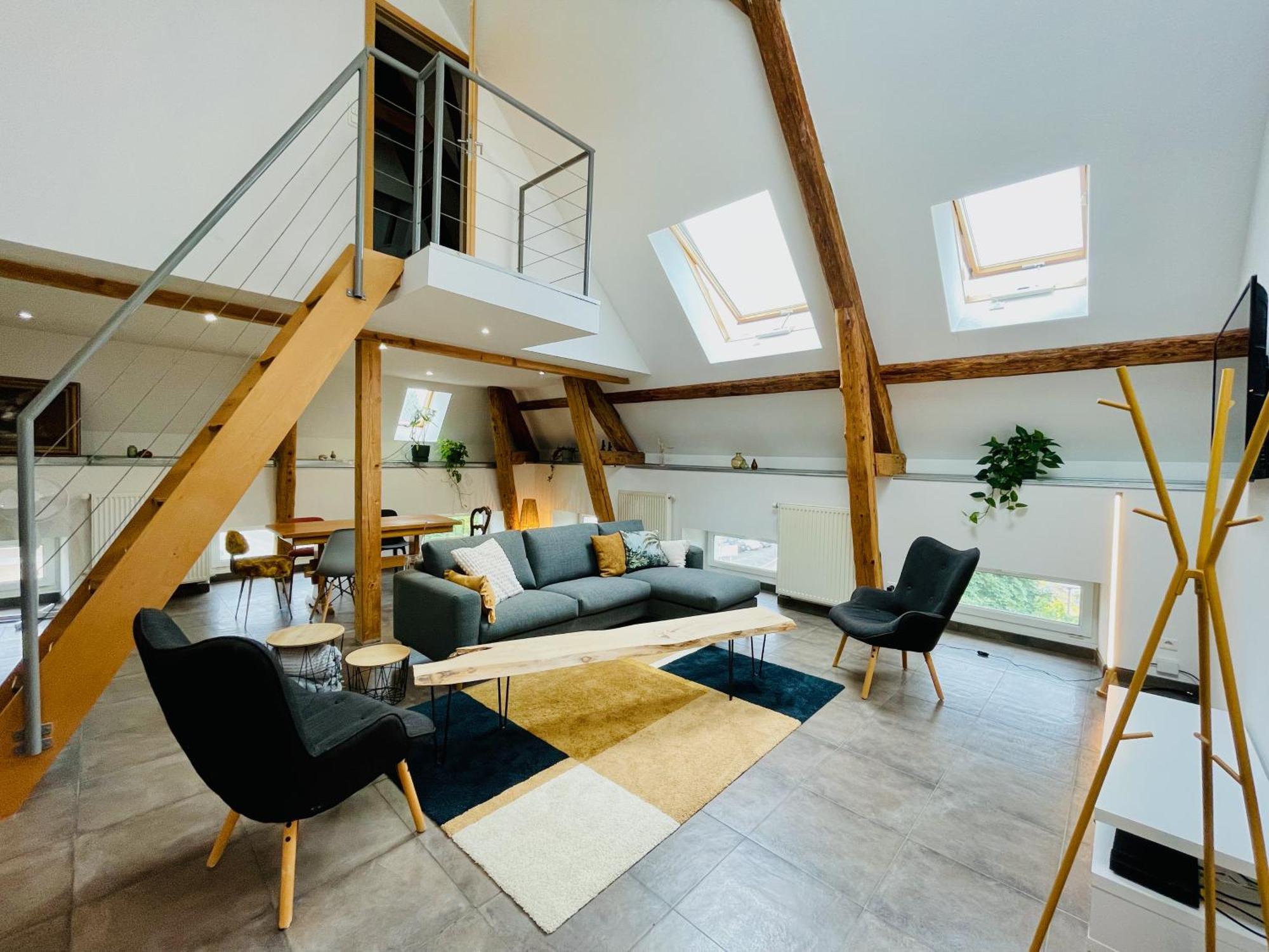 Duplex + Parking Gratuit Facile Apartment Sainte-Suzanne  Luaran gambar